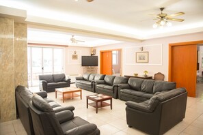 TV, fireplace, DVD player, table tennis