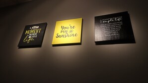 Three motivational posters on a wall. - Casa Le Rock (Langkawi)