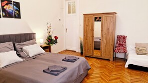 2 bedrooms, desk, iron/ironing board, free WiFi - River Center Apartment (XIII. kerület)