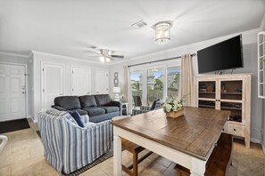 Smart TV, video games, DVD player