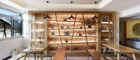 Sala de estar en el lobby