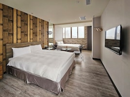 Superior Quadruple Room | Desk, blackout drapes, iron/ironing board, free WiFi