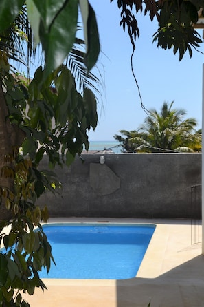 Pool - La Gaulette - Sumptuous House, Large Terrace Sea View and Pool (La Gaulette)