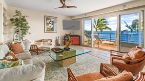 TV, books, stereo, printers - Whalers Cove #221 & 222 By Parrish Kauai- spacious w/ huge sunset views! near sh (Koloa)