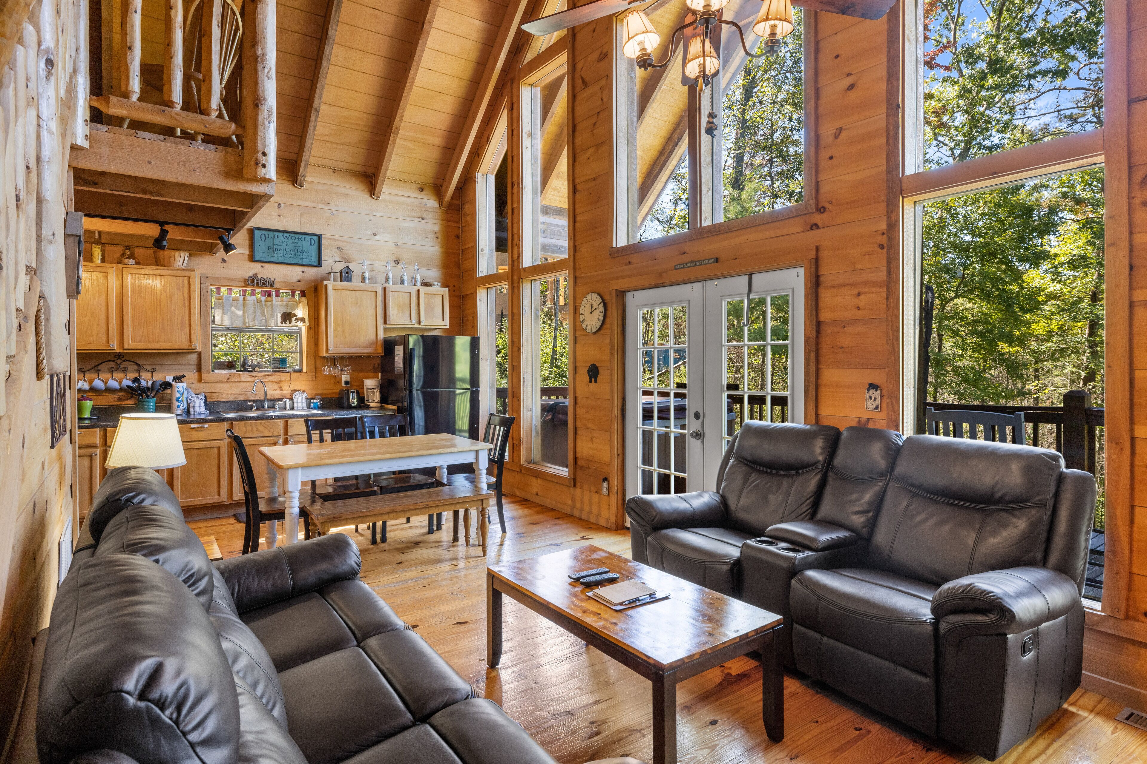 TV connectée, cheminée