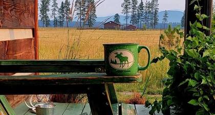 Rustic Lodge Style Cabin located in the Beautiful Flathead Valley.