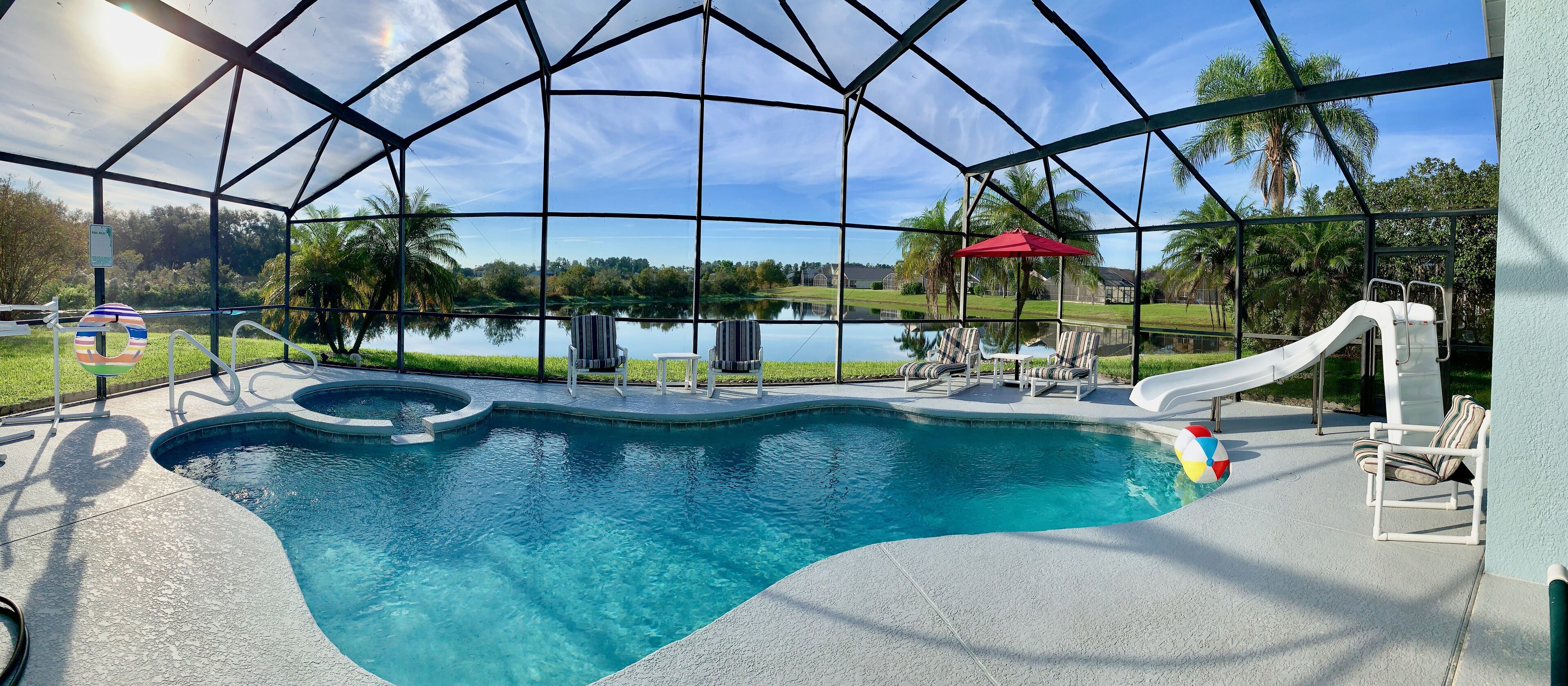 6 BR Waterslide Home 4.5 Miles to Disney World!