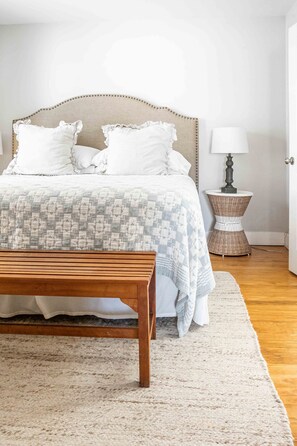 3 bedrooms, iron/ironing board, travel cot, WiFi