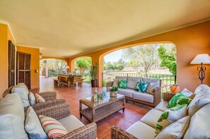 Terrace/patio - Rural finca with pool Son Morei Gran in Mallorca (Muro)