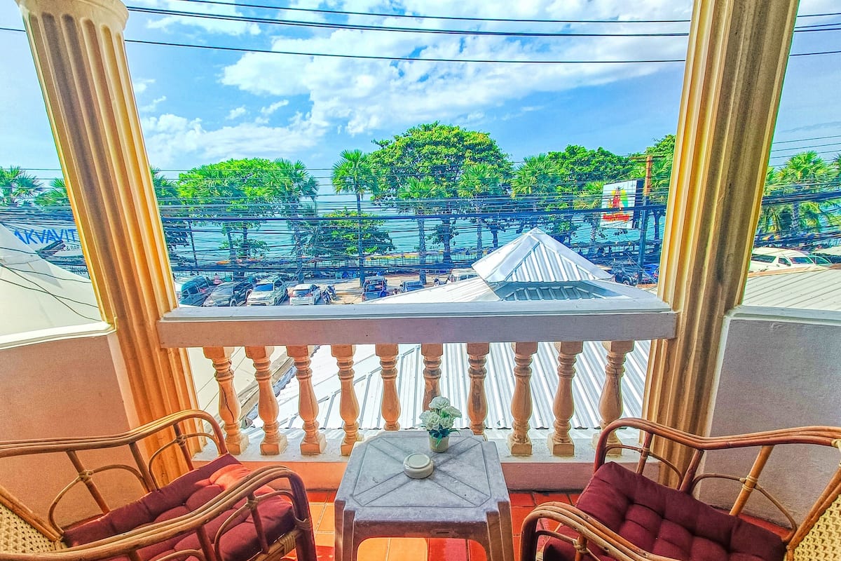 Double Room, 1 Queen Bed, Kitchen, Sea View | Balcony