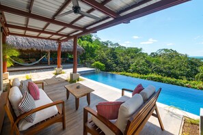 Outdoor pool - Exclusive Two Story Ocean View Home/private Pool ++privacy - Families Welcome! (San Juan del Sur)