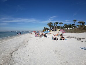 Accommodatie ligt op het strand