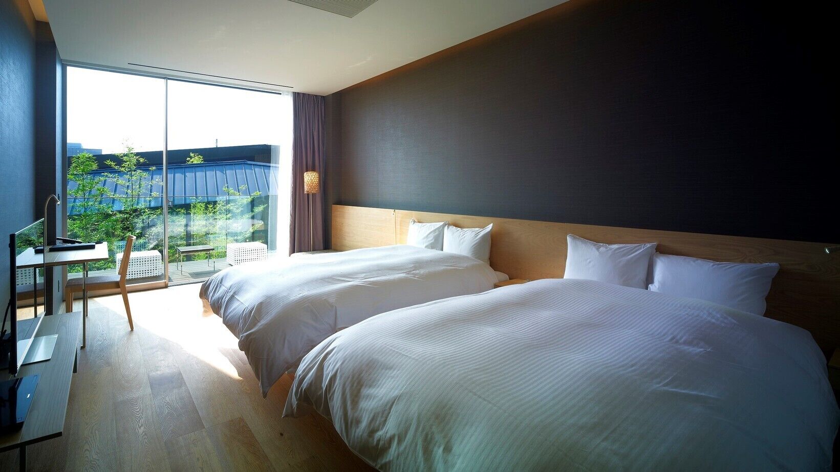 Down duvets, minibar, in-room safe, desk