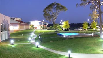 Front of property – evening/night