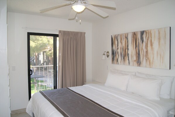 1 bedroom, iron/ironing board, Internet, bed sheets