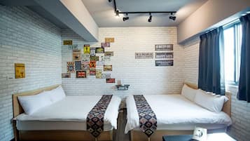 基本四人房, 非吸煙房 | 書桌、隔音、免費無線上網、床單