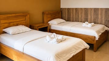 Desk, WiFi (free), bed sheets