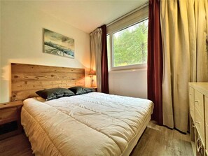 1 bedroom - Cozy 5-Person Duplex, Equipped Kitchen, Ski-In/Ski-Out, Balcony - La Croisette (Les Menuires)