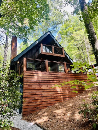 Foxlair! Your cozy cabin nestled in the Sky Valley golf resort and community.