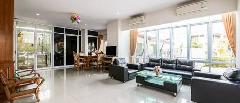 Sala de estar en el lobby