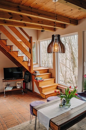 Living area - tuŻur Domki Nad Potokiem (Osie)