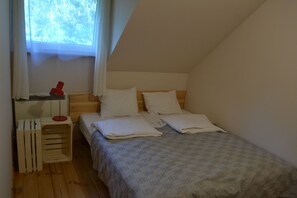 Ferienhaus | 2 Schlafzimmer, schallisolierte Zimmer, Bügeleisen/Bügelbrett