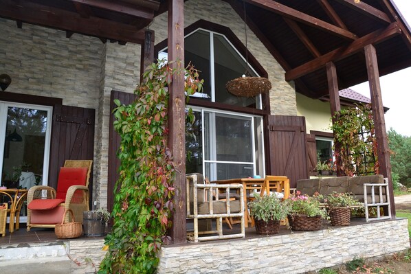 Façade de l’hébergement