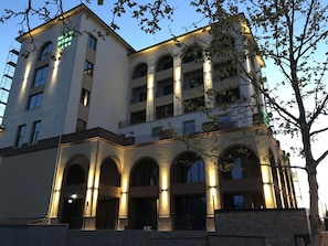 Front of property – evening/night