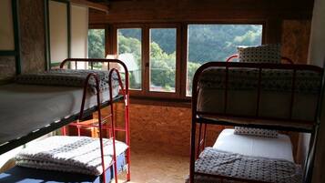 Shared Dormitory, Shared Bathroom, Mountain View (1 bed in 6 Bed Dorm) | Blackout curtains, free WiFi, bed sheets