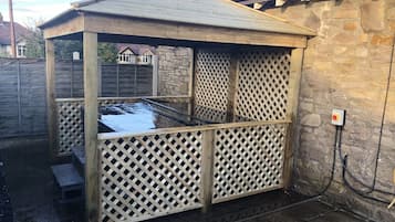 Sauna y tina de hidromasaje
