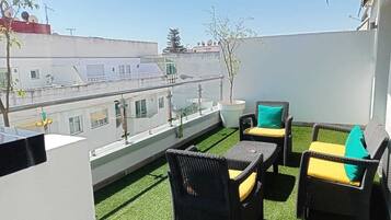 Suite Deluxe, 1 chambre, non-fumeurs, terrasse | Terrasse/Patio