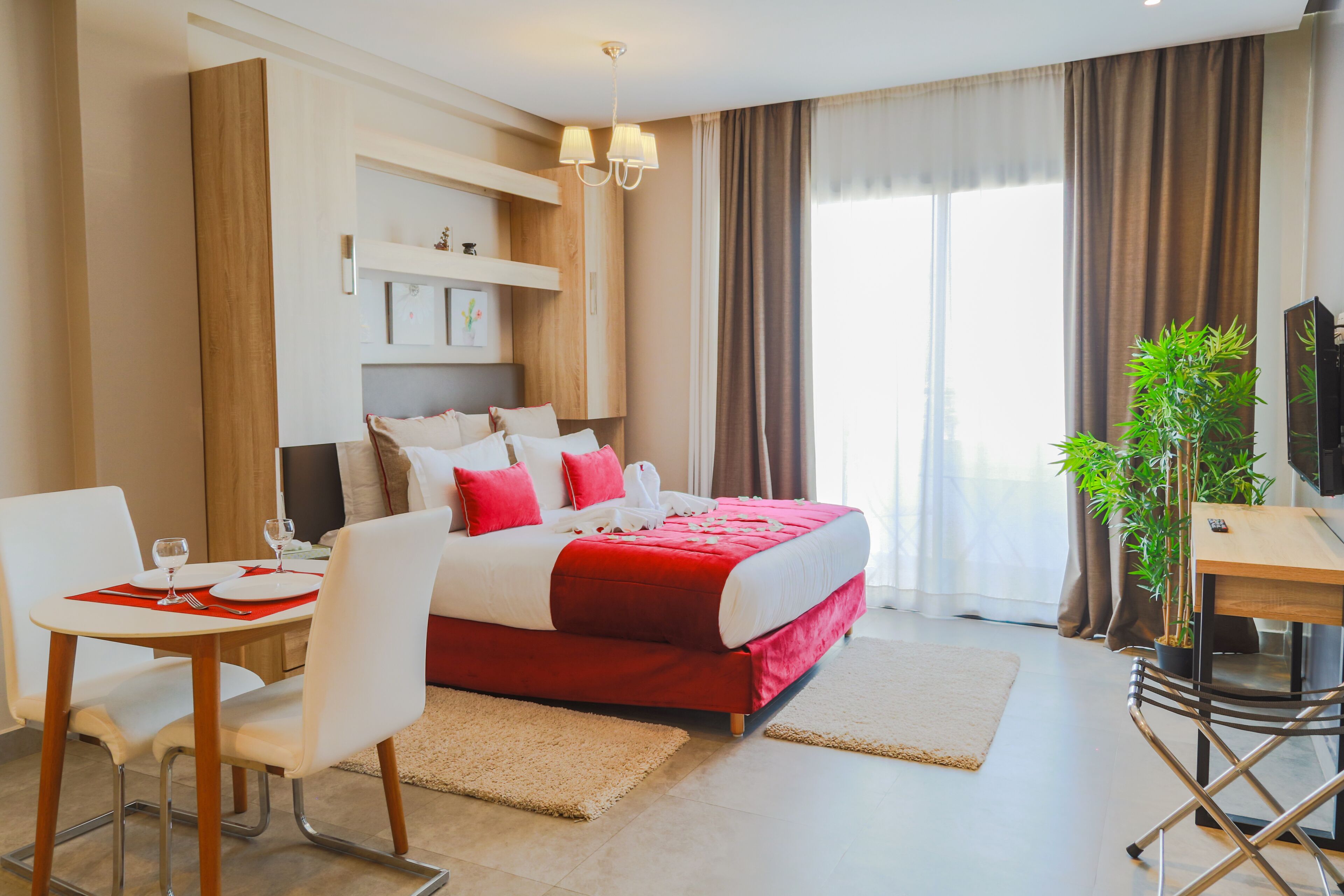 Standard Suite, 1 Bedroom, Non Smoking, Balcony | Down comforters, individually decorated, laptop workspace