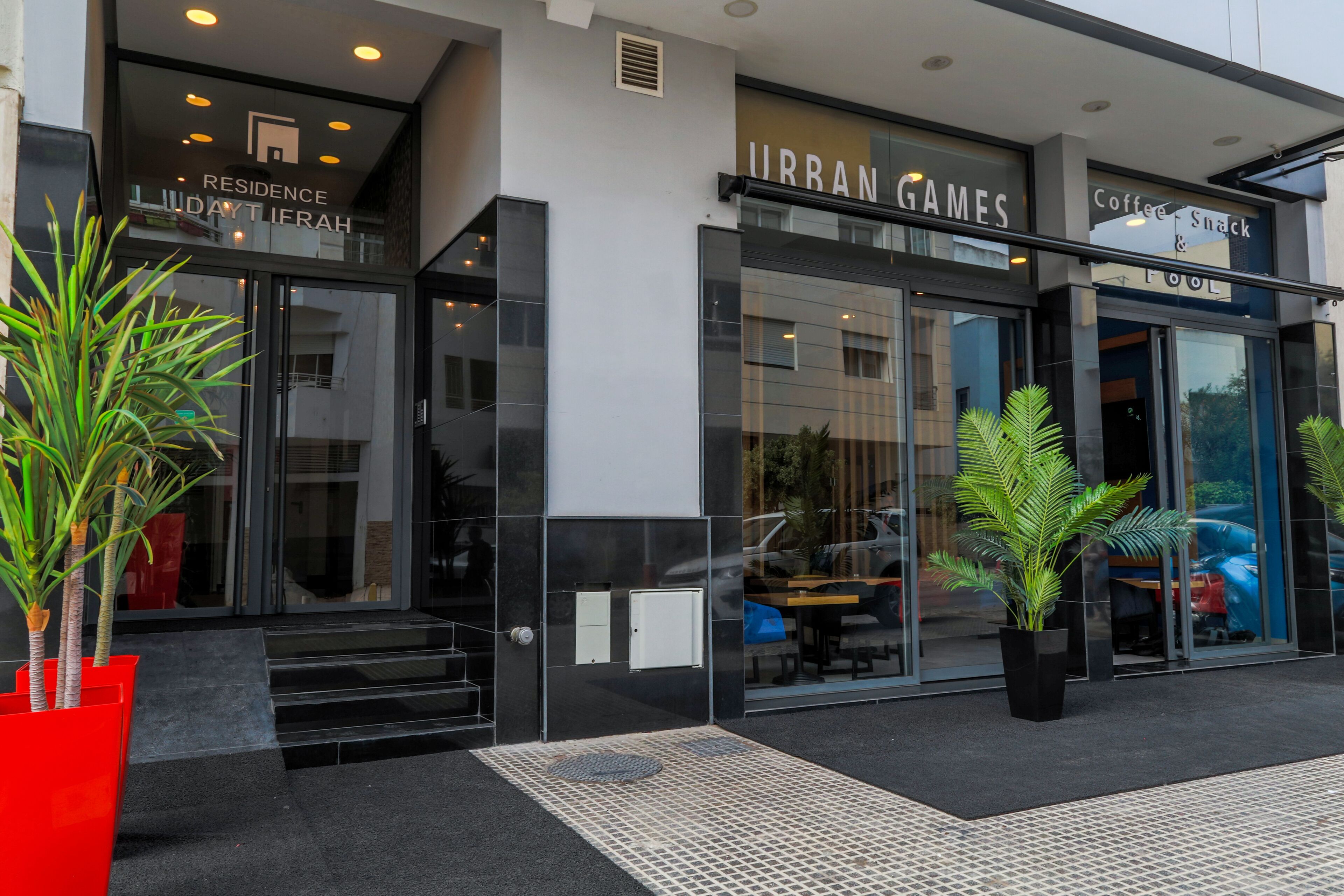 Entrée de l’hébergement