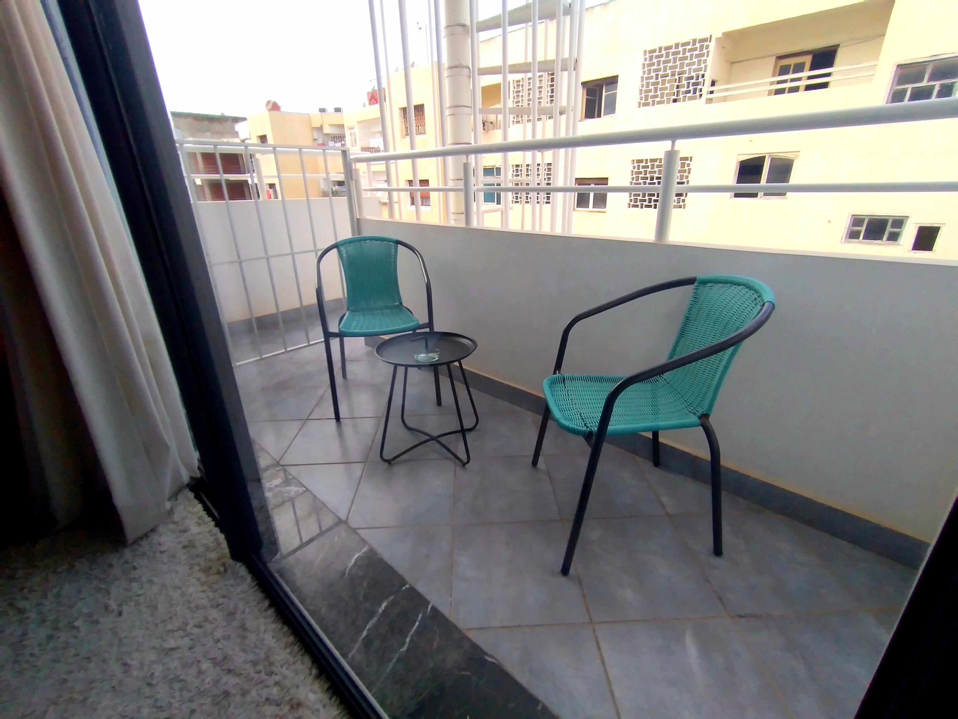 Studio, 1 Double Bed, Accessible, Kitchenette | Balcony view
