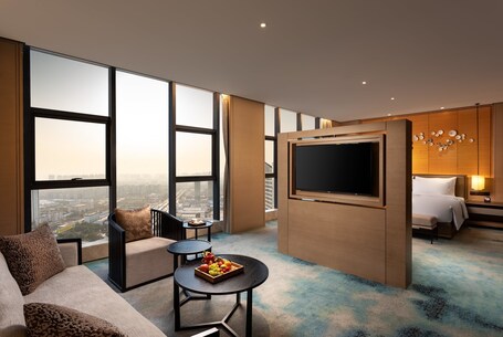 Ropa de cama. Ramada Plaza Wyndham Xiangyang Xiangzhou
