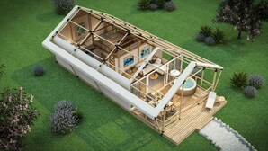 Villa – deluxe | Minibar, safe på rommet, lydisolert og sengetøy