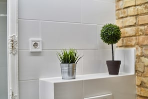 City Apartment, 1 Queen Bed, Non Smoking | Bathroom | Shower, hair dryer, towels - A32 Apartments Budapest (Budapest)