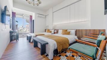 Fyrbäddsrum - balkong | Gratis wi-fi och sängkläder