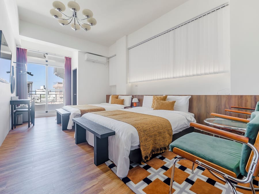 Vierbettzimmer, Balkon