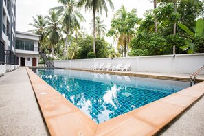 Indoor pool, outdoor pool