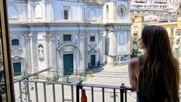 Familienapartment, 3 Schlafzimmer, Balkon, Stadtblick | Blick vom Balkon