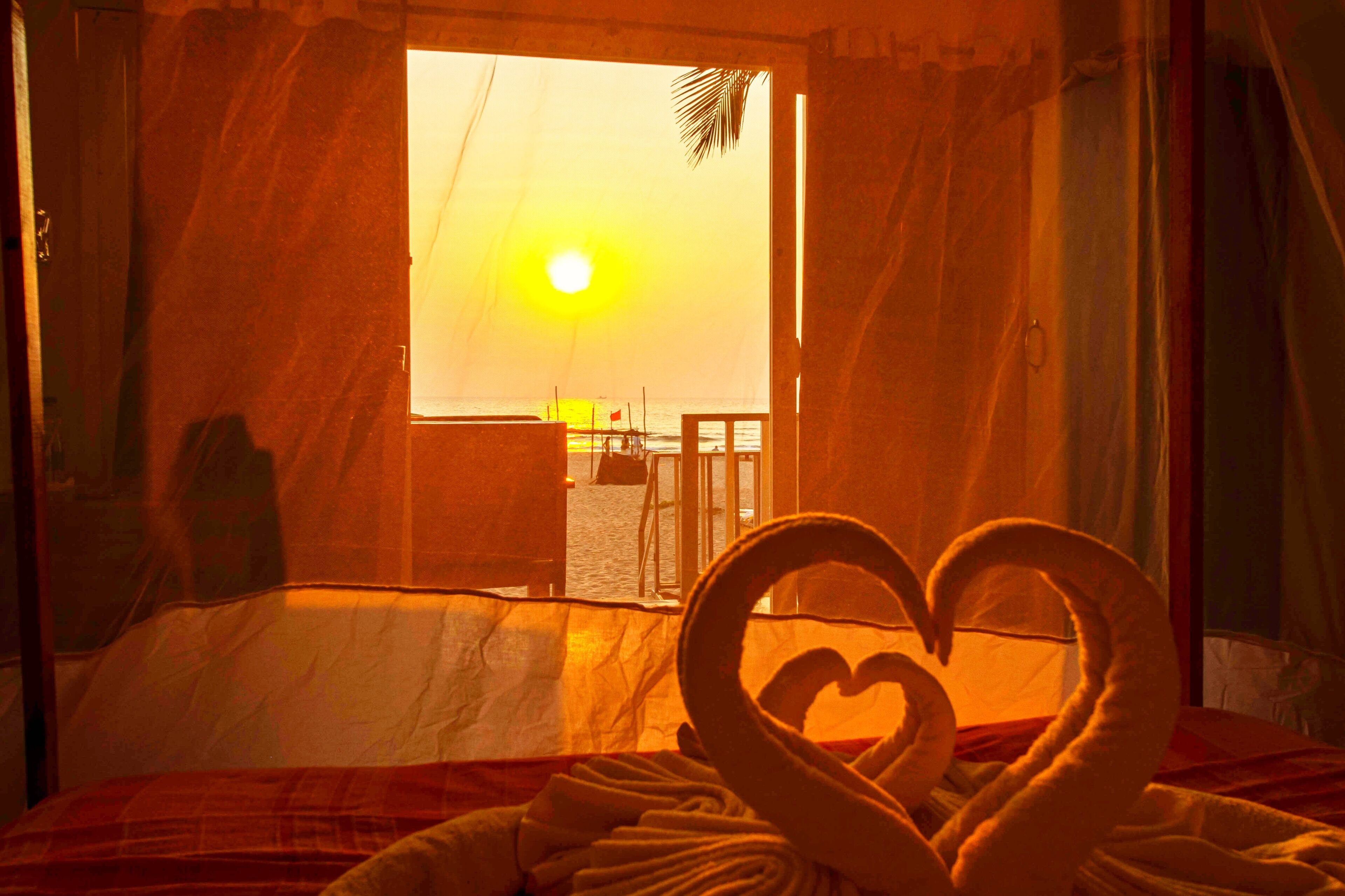 Chambre Double Deluxe, 1 grand lit | Vue sur la plage/l’océan