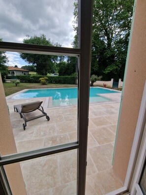 Pool - Provencal house with swimming pool in magnificent wooded park in the heart of Périgord (Ribérac)