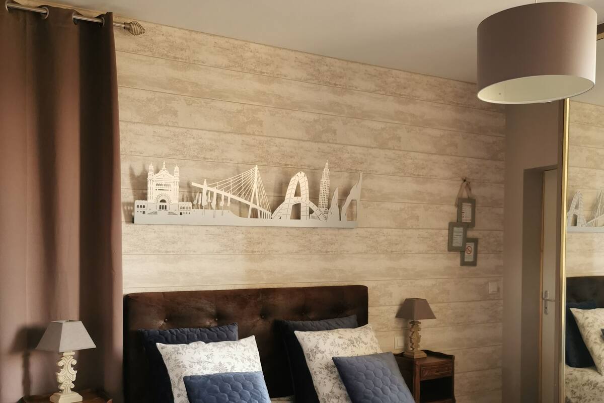 Kamer (Normandie) | Gratis wifi, individueel gedecoreerd, individueel gemeubileerd