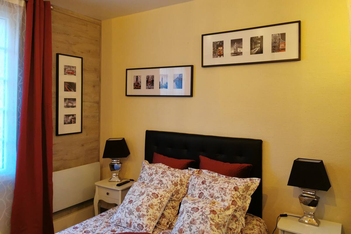 Kamer (Anglaise) | Gratis wifi, individueel gedecoreerd, individueel gemeubileerd