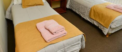 Hab. Doble Twin Superior | Down comforters, blackout drapes, free WiFi, bed sheets