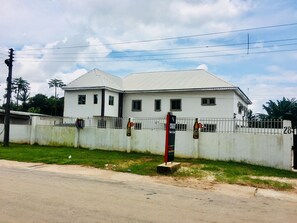 Façade de l’hébergement