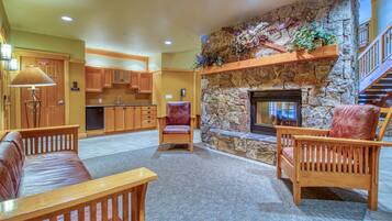 Taulutelevisio, takka