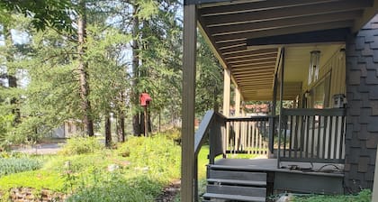 Welcoming home with large decks & wood stove - located in heart of McCall