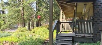 Welcoming home with large decks & wood stove - located in heart of McCall